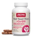 Jarrow Formulas Red Yeast Rice 1200 mg & Co-Q10 100 mg Per Serving - 120 Caps Veggie - 60 Serve - Integratore alimentare dietetico di cuore di erbe - Supporta la cardiovascolare e la salute del cuore - Vegan