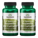 Swanson Full Spectrum Boswellia & Curcumin Natural Wellness Formula - (60 capsule) (2 Confezione)
