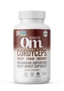 OM MUSHROOM SUPERFOOD Cordyceps Mushroom Capsule Superfood Supplemento, 90 Conte, 30 giorni, Integratore di energia organica per Stamina e Endurance