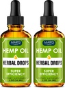 Olio di Hеmp (2 Confezione) – 500.000 – Estratto di Colorado Sеed - Naturale Omega 3, 6, 9 Sorgente - Made in USA - Providеs sonno riposante