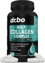 Peptidi multi collagene per le donne e gli uomini - tipo I, II, III, V, & X Multi Collagen per le donne e gli uomini capsule complessi, pillole di peptidi idrolizzati Integratori per pelle, capelli e unghie - 120 capsule proteiche