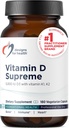 Progetti per la salute Vitamina D Supreme - Vitamina D 5000 IU con 2000mcg Vitamin K come MK4 per la salute del corpo, la salute del cuore, Mood & Immune Support - Vitamina D3 Migliorata con GG Supplement (180 capsule)