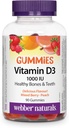 Webber naturali Natruals Vitamina D3, 1000 Iu 90 Conte