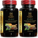 Complesso Prostatico Tutto Naturale - Fine Nighttime Viaggi da bagno, Prostate Vitamine sane, Supporta Tratto urinario sano Funzione per gli uomini - 2 bottiglie 120 capsule