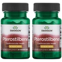 Swanson Pterostilbene 50 mg 30 Tappi di Veg (2 Confezione)