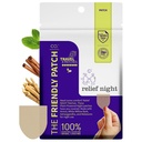 Relief Night Patch - 8 Pack Arnica, White Willow Bark, Melatonin, Ashwagandha per la solitudine per le patch per le donne e gli uomini