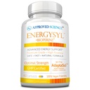 Approvato Science Energysyl - Caffeina Free - con Adaptogens, B Vitamins e Bioperine - 1 mese di fornitura - 60 capsule - Made in the USA