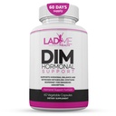 Integratore di sollievo di menopausa del supporto ormonale di 150mg del complesso di DIM per i flash caldi e l'acne ormoni Bioperine, Broccoli & Calcium Estrogen Metabolismo Pillole di bilanciamento per le donne 60 capsule di LadyMe