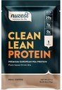 Nuzest - Pea Protein Powder - Clean Lean Protein, Premium Vegan Plant Based Protein Powder, Dairy Free, Gluten Free, OGM Free, Naturally Sweetened Protein Shake, Real Coffee, 1 Serving, 0,9 oz