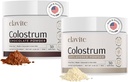 Bovine Colostrum Powder (60 Servings) Bundle Grass Fed Colostrum for Women & Men - Supplemento per capelli sani, pelle e unghie - Cioccolato e aromatizzato - Made in Italy