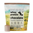 Polvere di proteine del siero di Santa Cruz Paleo, aroma di cioccolato, isolato di proteine del siero di 20 G di erba per servire, senza glutine, Paleo & Keto Friendly, senza zucchero Aggiunto, Miscela di siero di proteine, 20 Serve, 1,2 lb Bag