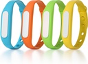 Bracciali con repellente per bambini adulti, fascia anti-insetti individualmente Wrapped per interni all'aperto, protezione impermeabile per la pesca del campeggio (4 pacchetto)