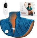 Pad riscaldante ponderato per il collo e le spalle e la schiena, 2.5lb coperta riscaldamento Pad per il sollievo del dolore posteriore, Spalla riscaldante Pad con 5 impostazioni di calore, 4 impostazioni del timer, San Valentino regali per le donne uomini