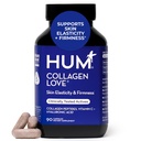 HUM Collagen Love Skin Supplement, Collagen Peptides Capsule con Acido Ialuronico & Vitamina C, Supporta lo Studio Skin & Aiuta a minimizzare i segni di invecchiamento, Integratori per le donne e gli uomini, 90 capsule
