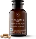 Movita Fermented Vitamin C 250mg – Booster Immunity, Protezione Antiossidante, Aids Collagen Sintesi & Iron Absorption – Organico, Vegan, Gluten-Free, Non-GMO – 30-Day Supply (bottiglia Glass)