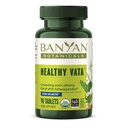 Banyan Botanicals Healthy Vata – Integratore di erbe organico con Ashwagandha, Shatavari & Altri Erbe ayurvediche per calma e benessere bilanciato* – 90 compresse – Non OGM Sostenibilmente Sourced Vegan