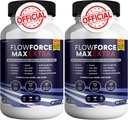 Flow Force Max Extra Prostate Supplementi per Capsule Uomo, Integratori per la Salute - Massima Forza, Tutto Naturale per supportare la Funzione Normale e Sana (120 capsule) (2 Pack)