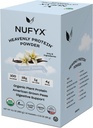 NUFYX® • Polvere Heavenly Protein® • Piselli coltivati 100% biologici americani al mondo • Vegan • Gluten Free • Carb basso (Vanilla sana, Scatola da 10 pacchetti)
