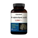 NatureBell R-Alpha Lipoic Acid, 1.200mg, 90 Veggie Capsule | Pure Stabilized R-ALA Only | Sostegno ad alto assorbimento e antiossidante | No S-ALA | Non-GMO, Senza glutine