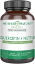 Quercetin 600mg & Nettle 600mg - Flavonoidi naturali Supplemento per irritanti stagionali, risposta immunitaria, invecchiamento sano e longevità - Non Drowsy, Non OGM, Vegan - (90 capsule)