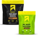 Ascesa di siero + polvere proteica vegetale - Burro di arachidi di cioccolato 4 lb & cioccolato 18 Serve