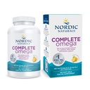 Nordic Naturals Complete Omega, Limone Flavor - 180 Gel Morbidi - 565 mg Omega-3 - EPA & DHA con Aggiunto GLA - Pelle sana, Cognizione, & Positive Mood - Non-GMO - 90 Serve