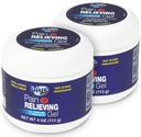 Gel per la levigatura del dolore del goo blu – per la schiena, il collo, il muscolo e il dolore comune, il raffreddamento ad azione rapida e il sollievo allenitivo con olio Emu puro al 100%, 4 oz (2 pacchetto)