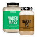 Bundle proteico senza soia NAKED: 8LB Vegan Mass e 2LB PB