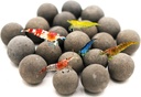 Grandi industrie Betta & Shrimp Tourmaline Mineral Balls Acquario Condizionatore d'acqua Oltre 30 elementi migliora la qualità dell'acqua, il pH Balance, la salute, il colore e l'allevamento (20 Pack Regolari)