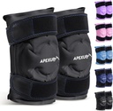 Pacchetto di ghiaccio APEXUP per il sollievo del dolore del ginocchio, grande avvoltoio riutilizzabile dopo la chirurgia, gel flessibile Cold Pack per le lesioni, sollievo del dolore per la schiena, spalla, gomito, caviglia e gamba (nero, XXL, 2PK)