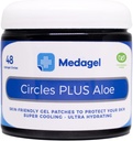 Cerchi Plus Aloe, Paraben Free Hydrogel Pads, Blister Prevention, Raffreddamento istantaneo & Soothing Relief per dolore infermieristico, Bug Bites, Blisters, Minor Burns & Chafing, 48 cuscinetti circolari