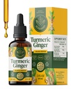 HERBAMAMAMA curcumina e Ginger Supplement - Vegan Immune Blend with Liquid Ginger Root,Turmeric & Black Pepper Extract - Non-GMO, Alcol & Sugar-Free Immunity Drops