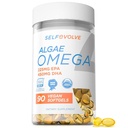 Algae Omega 3 1.500mg - Integratore Vegano con Omega 3 della vita brevettata - EPA & DHA ad alta dose - Migliore di olio di pesce - Supporta cuore, cervello, salute comune - 90 Vegan Softgels