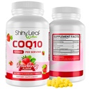 Shiny Leaf CoQ10 100mg - Chewable CoQ10 Supplemento - Coenzyme Q10 per la salute e l'energia del cuore - Natural Co Q 10 Supplemento per il benessere cardiovascolare - 100mg Chewable Tablets, 90 compresse, Made in USA