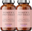Vitamina Bounty Pro-Daily Probiotic - Supporta Vaginal, Digestivo & pH Balance, 10 miliardi di CFU, 5 Strains + Cranberry - 2 Confezione da 60 Capsule