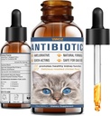 Antibiotici per Gatti - Antibiotici Natural Cat per Allergy Itch Relief, Immune Boosting - Antibiotici per Boosting Immune, Infezioni del tratto urinario - Vitamine supplementari per Gatto e Cane, 2 fl oz
