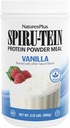 NaturesPlus SPIRU-TEIN, Vanilla - 2.12 lbs, Confezione da 3 - Polvere proteica Spirulina - Vitamine & Minerali per Energia - Vegetariano, Gluten Free - 96 Total Servings