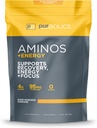 Purbolics Aminos + Energy | Supports Recovery, Energy & Focus | 95mg di caffeina, 0 Zucchero & 60 Serve (Good Morning Sunshine)