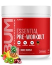 RAW Essential Pre-Workout Powder (Fruit Burst) - Chris Bumstead Integratore alimentare sportivo per uomini e donne - Preworkout Energy Powder with Caffeine, L-Citrulline, L-Tyrosine, & Beta Alanine Blend