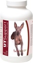 Allevamenti sani Xoloitzcuintli Mirtillo Chewables - Supporto UT - Efficace nell'aiutare a combattere i batteri nocivi e prevenire l'infezione nella vescica del vostro cane - 75 Conte