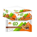 PROBAR - GO Energy Bars - Peanut Butter Chocolate Chip - Gluten-Free, Non OGM, Intero-Fod Ingrediente Snack Bar (12 Conte)