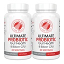 Silver Fern Ultimate Probiotic 2-Pack – Probiotici per donne e uomini – 8 miliardi CFU Spore-Forming Gut Health Supplement – DNA verificato, Vegan Probiotic, Shelf-Stable, Alta sopravvivenza – 120 capsule