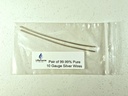 Pure Silver Generator Wires – 9999 Silver Electrodes – Pre-Cut 6-Inch 10 Gauge Wires – Misura i generatori LifeForce