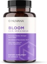 Bloom Biotin 5000mcg B7 per la crescita sana dei capelli, sostiene la perdita dei capelli, bella pelle e unghie forti con acido ialuronico, collagene, follia, vitamina E, A, B6 | Made in USA