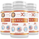 Genex Formulas Quercetin 500mg (60 capsule) Non OGM, Senza glutine (3 pacchetto)