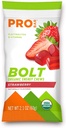 PROBAR - Bocche di energia organica, Fragola, Non OGM, Senza glutine, USDA certificata organica, sana, energia naturale, fast Fuel Gummies con Vitamine B & C, 9 conte (Pack of 1)