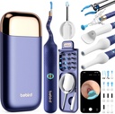 Macchina fotografica dello strumento di rimozione della cera dell'orecchio flessibile BEBIRD, oggetti idonei FSA HSA, Kit di pulizia dell'orecchio intelligente senza fili con punte 13-Piece, Otoscopio dell'orecchio della fotocamera HD con pinzette, Earsight Plus B31R Earwax Cleaner