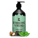 Striking Beard Shampoo vichingo con Tea Tree, Biotin & Jojoba olio - 17 oz Deep Cleansing, Paraben & Sulfate Free per tutti i tipi di Beard