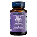 Wiley's Finest Wild Alaskan Fish Oil Bold Vision - Fish Oil Eye Health Supplement con Lutein, Zeaxanthin, Bilberry, Omega-7, Vitamina E e Zinc - 60 Softgels (30 Servings)