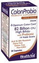 HealthAid ColonProbio 82 Miliardi con Prebiotico, 14 Strains, Una volta Quotidiano, 30ct, Cura ottimale del colon, Acid & Bile Resistant, Latticini Free, Gluten Free, Non OGM